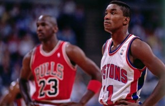 Bulls - Pistons 1989 Thomas Jordan